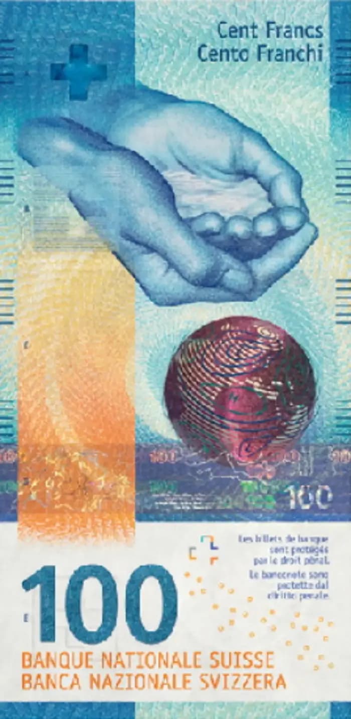 100 франків — дев’ятої серії