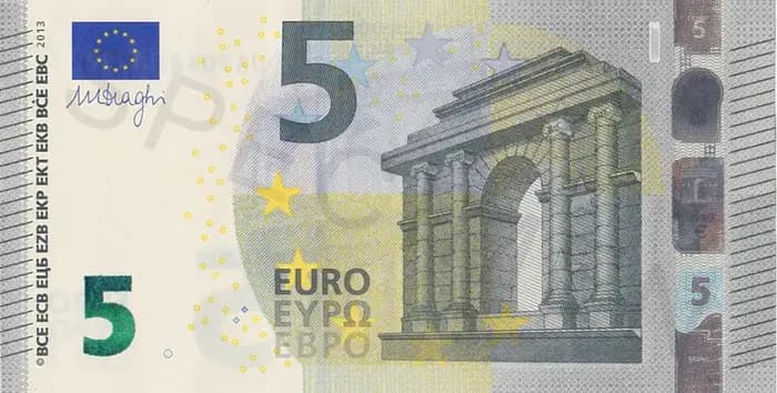 5 євро — першої серії